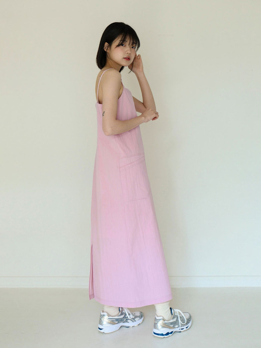 OSU Long Dress, blush pink