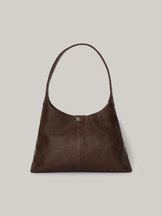 Triangle Mini Shoulder Bag (dark brown)