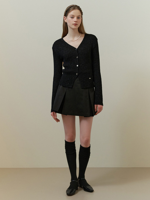 Petite mini skirt (black)