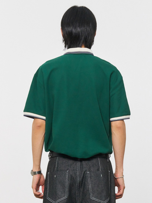 MAN 클래식 폴로 반팔 티셔츠 [GREEN] / SBD2U01017