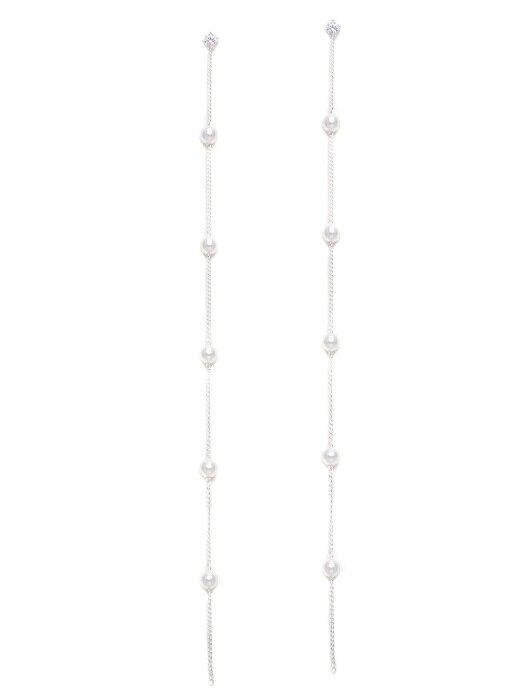 [single design] single long pearl