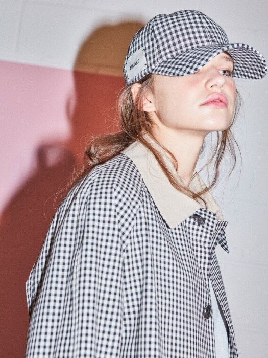 BELTED MAC-TRENCH GINGHAM