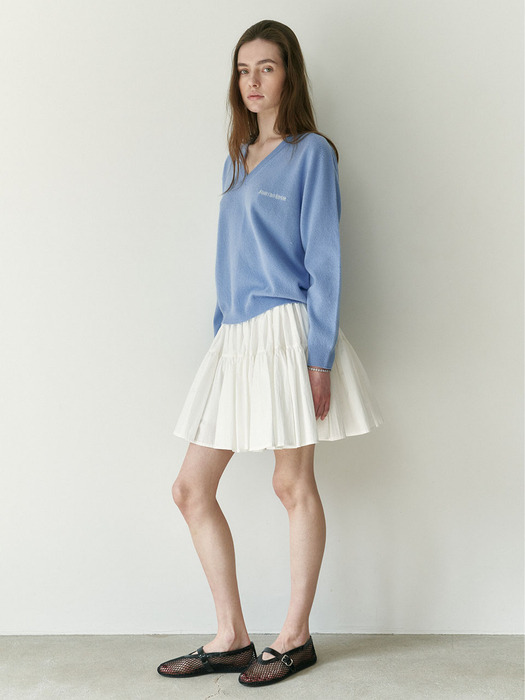 Shirring Full Skirts_White_S241SK05