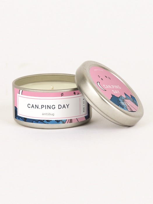 PRESH 캔들 CAN.PING DAY 안티버그 SMALL 60g