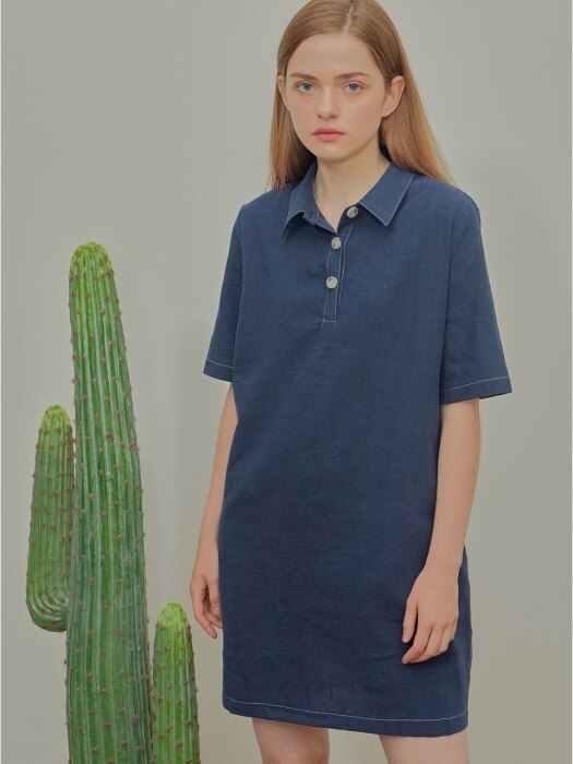 NATURAL STICH ONE PIECE_NAVY