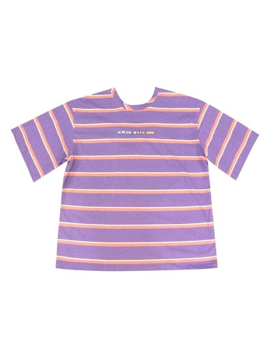 PURPLE STRIPE T-SHIRTS 