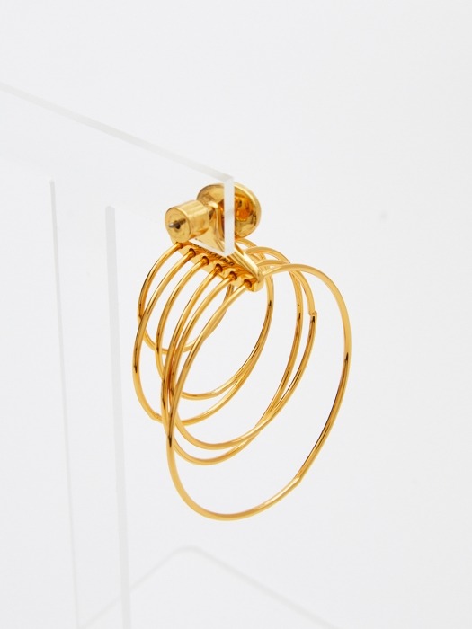 6 Hoops Earrings_Gold