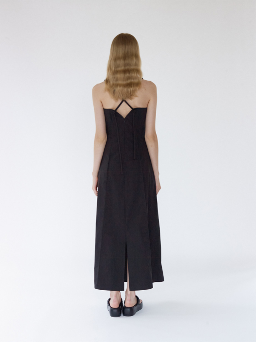 Chole String Maxi Dress - Black