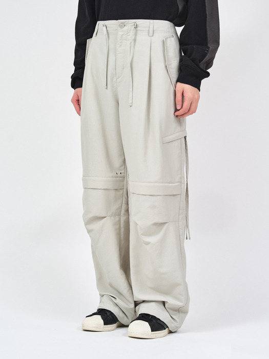 OPEN KNEE ONE TUCK PARACHUTE PANTS LBE