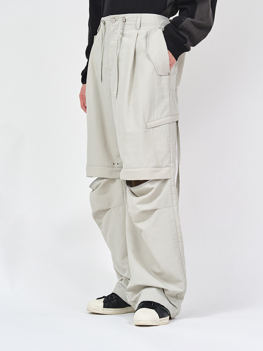 OPEN KNEE ONE TUCK PARACHUTE PANTS LBE