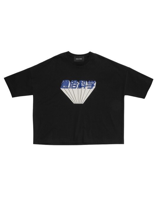 &#48069;&#47819;&#46086;? Rubberized T-shirts (BLACK)