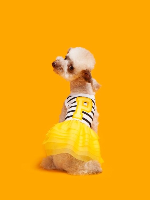 Stripe tutu-Yellow