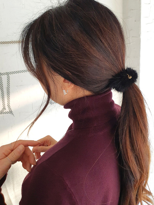 Cute mink Hair String   큐트 밍크 머리끈