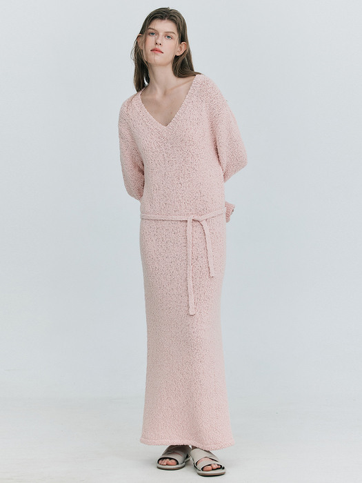 Minimal Maxi Dress_Light Pink