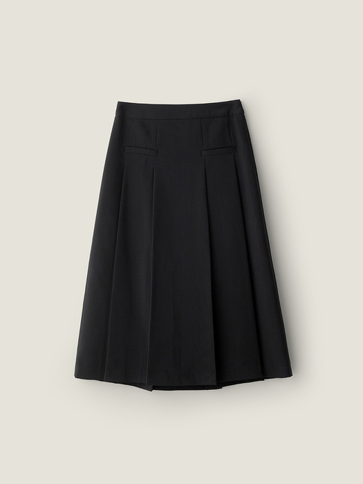 Kate pleated skirt - Black