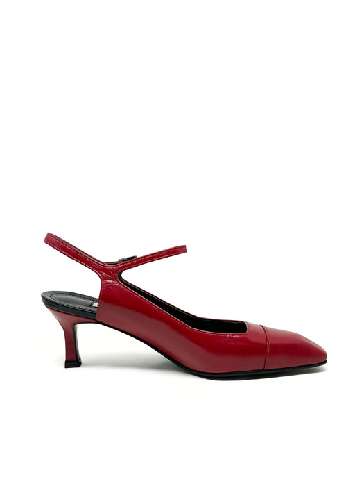 JDP00424601_CLASSIC MID LINE SLINGBACK_RED VELVET