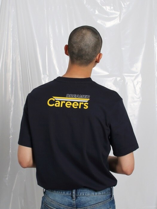 CAREERS DREAMER T-SHIRTS(NAVY) 