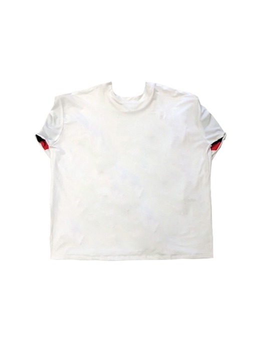 19 S/S WHITE CAT & FIRE GRAPHIC T-SHIRTS