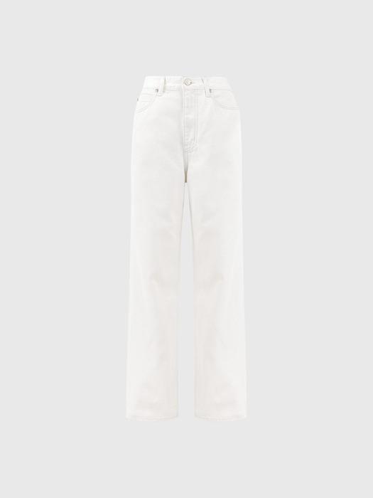 아델 데님 와이드 팬츠_화이트 / ADELE DENIM WIDE PANTS_WHITE