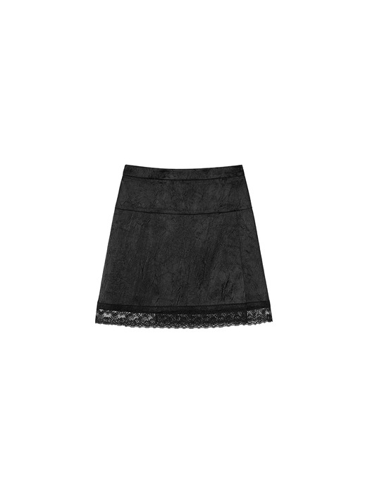 Satin Lace Mini Skirt VC2412SK104M
