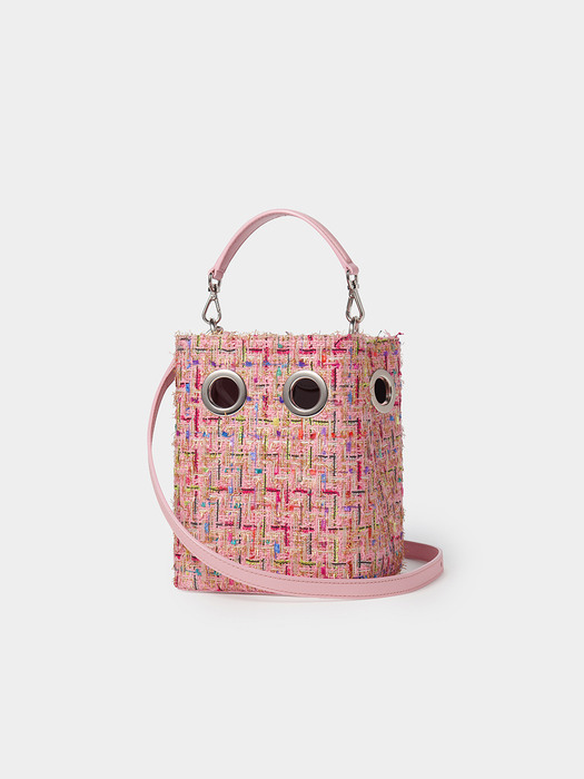Mini Nana Bag (Pink tweed)