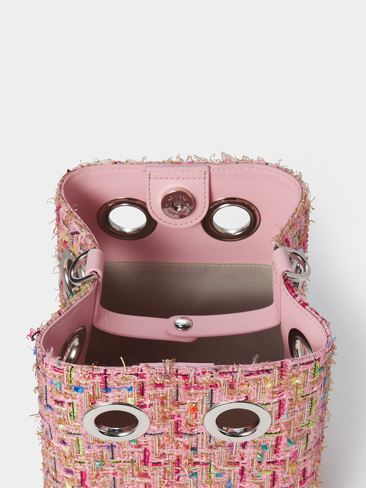 Mini Nana Bag (Pink tweed)