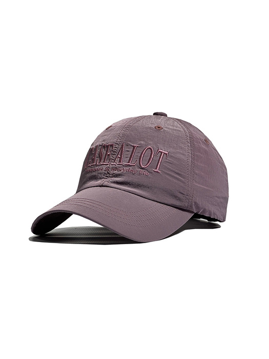 Nylon ball cap - Purple grey