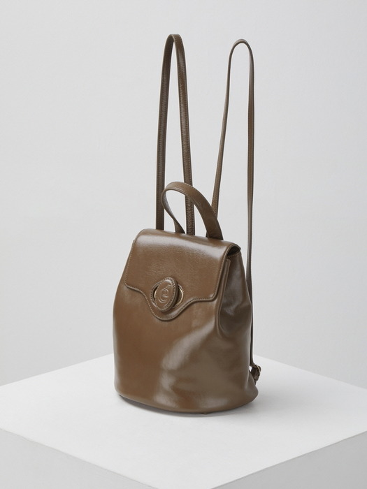 Oval school bag(Vintage mocha)