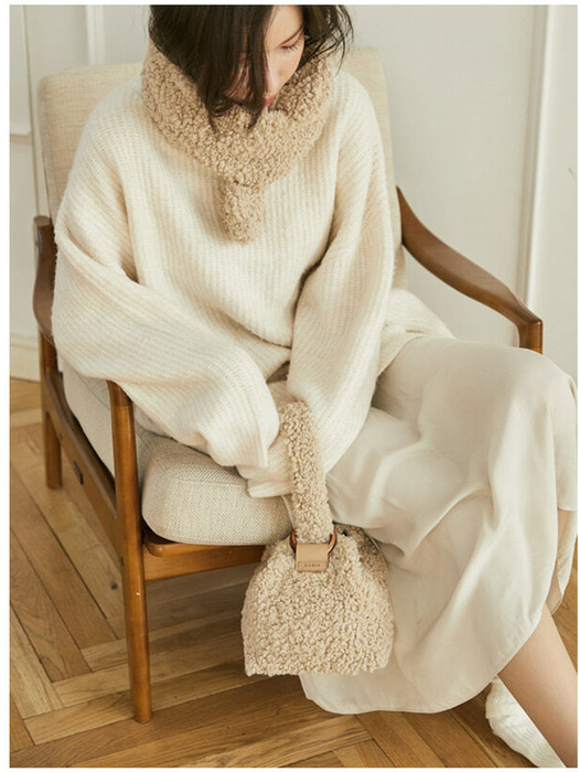Fur/Wool Bubble Bag(3color)