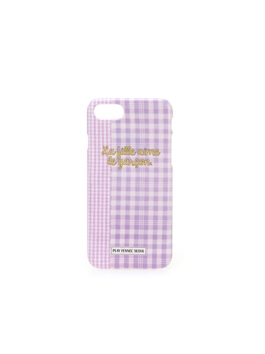 PFS iPhone8 010 Check Violet