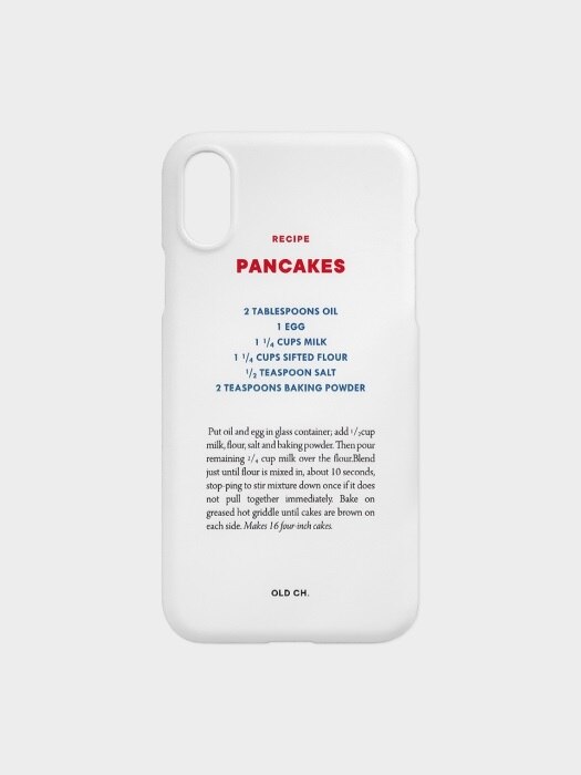 RECIPE Phone case - Pancakes 