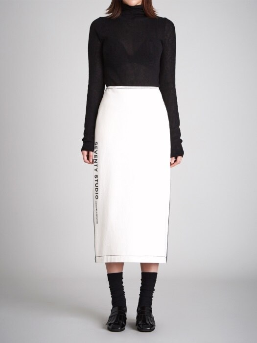 SV054 18F/W TWO-TON HIGHWAIST SKIRT