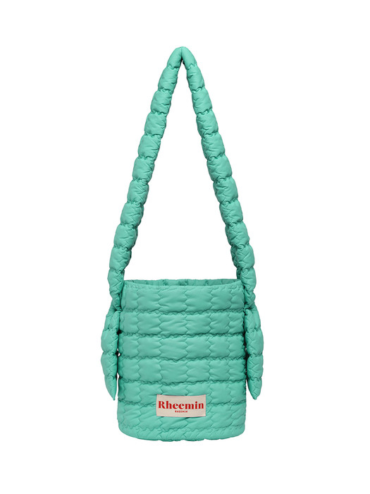 PUPPY quilted  BUCKET CROSS NUGGET - MINT