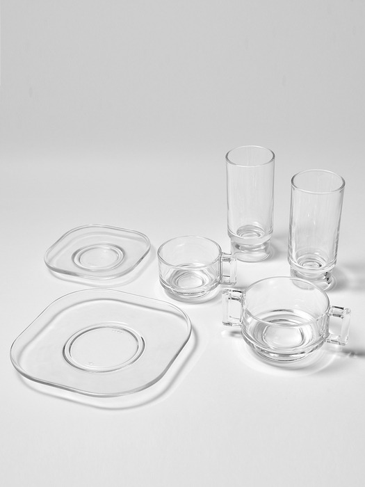 ARNO GLASS TABLEWARE 4 piece set