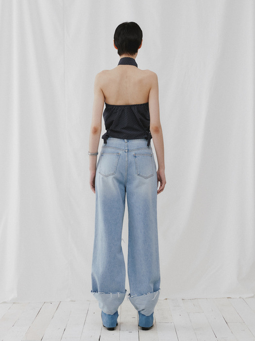 24SS EBLIN ROLL-UP JEANS
