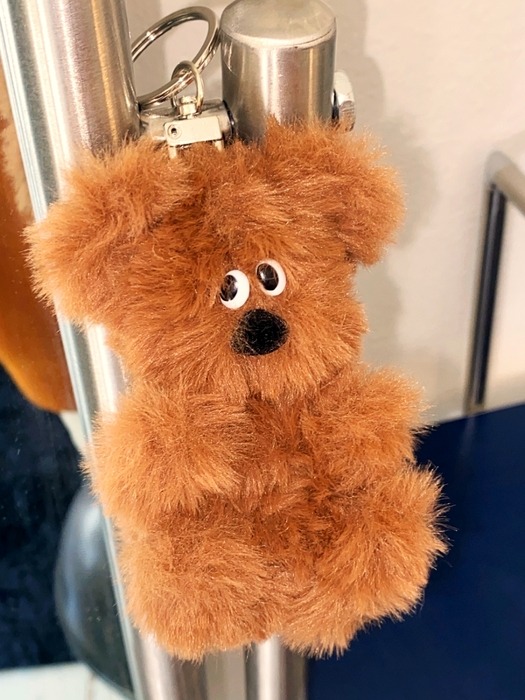 Teddy bear keyring
