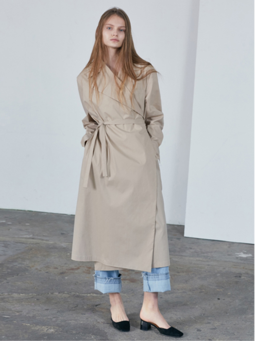 17SS WRAPPED TRENCH DRESS