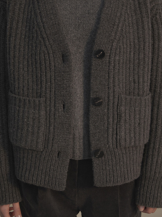 Hackney cardigan (Charcoal)