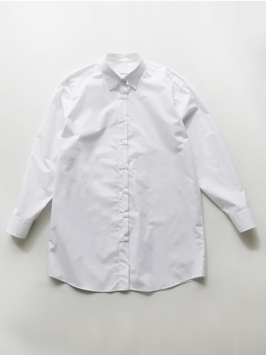 에센셜 코튼 셔츠(WHITE)