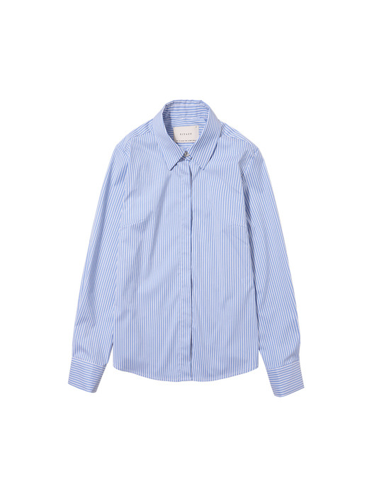SI TP 5052 classic regular-fit shirt_Blue stripe
