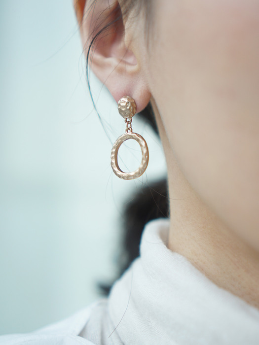 hoop drop earrings