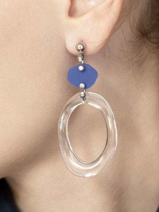 Blue Poppy Earrings