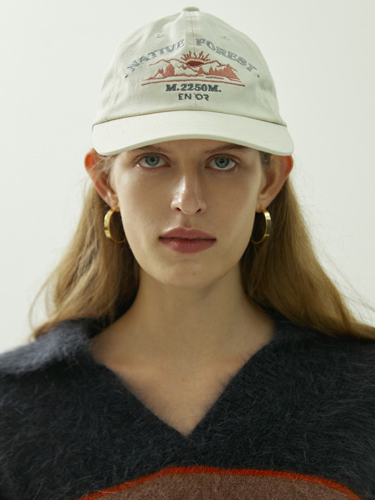 NATIVE FOREST ENOR BALL CAP - IVORY