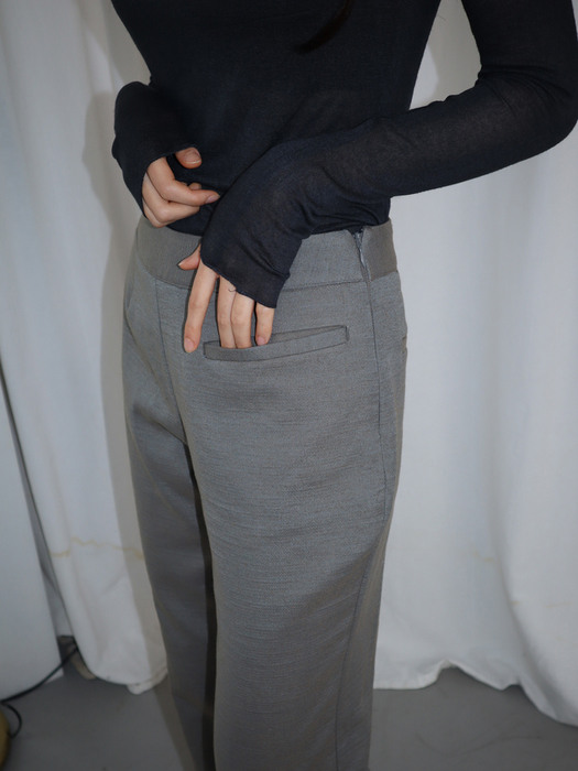 OSU Linen Blend Flare Pants, khaki