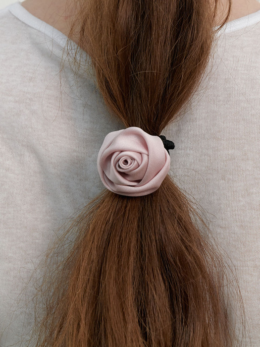 [단독]Satin Rose Hairband (L241WHA010)
