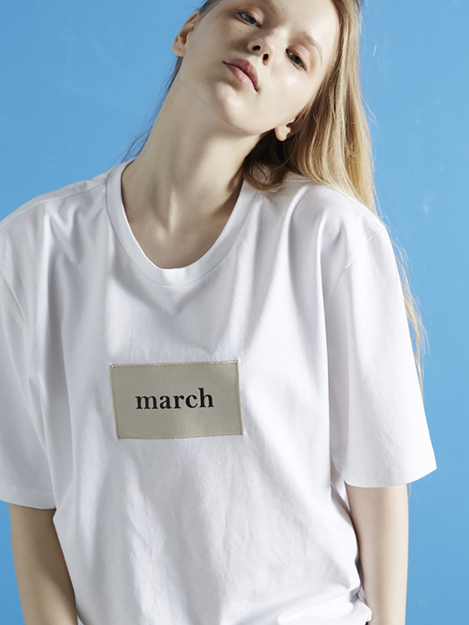 MARCH PATCH 1/2 TEE (WH)