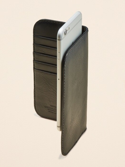 수제가죽 핸드폰지갑 Bifold Phone wallet JB812-012(bk)