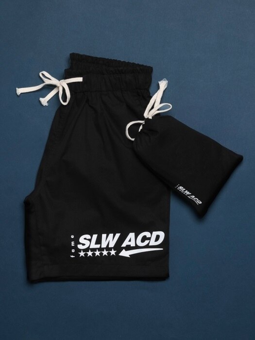 [unisex] Shorts & Bag (BLACK)