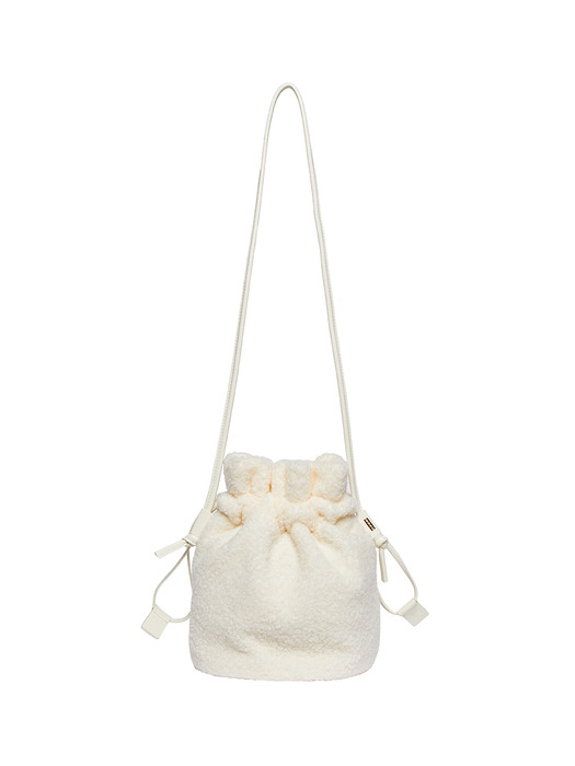 HOPPI Fabric Bucket bag - Ivory
