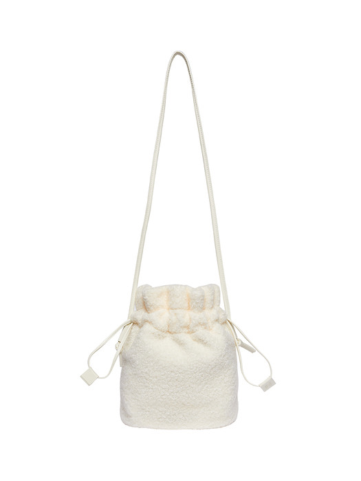 HOPPI Fabric Bucket bag - Ivory